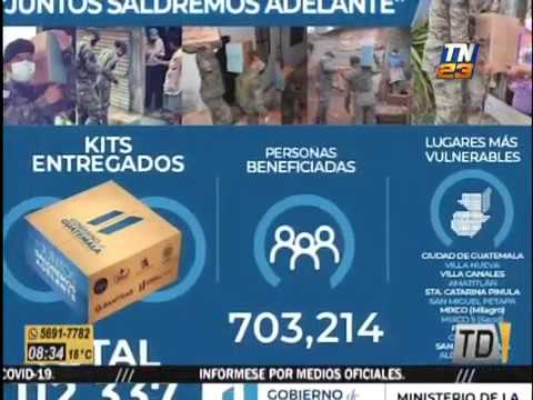 Ejército, CONRED y MIDES entregan kit's 'Saldremos Adelante'