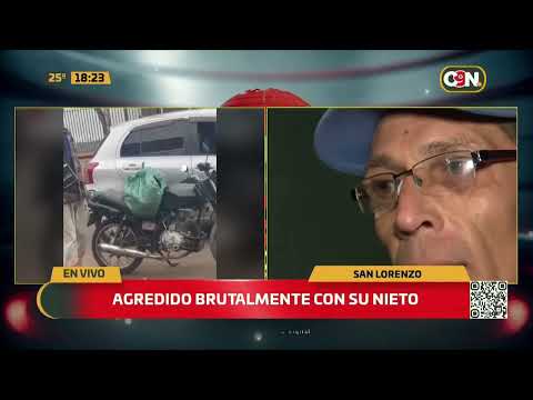 Hombre fue agredido mientras conducía una motocicleta en San Lorenzo