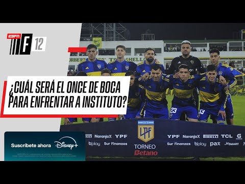 DIEGO MARTÍNEZ DEFINE EL ONCE DE BOCA PARA VISITAR A INSTITUTO | #ESPNF12