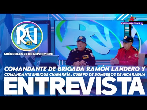 Comandante Ramón Landero y Comandante Enrique Chavarría en la Revista  – 22 de noviembre del 2023