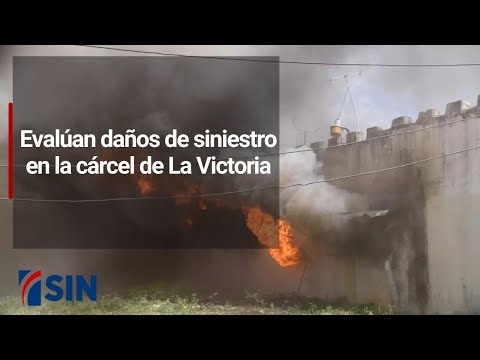 Evalúan daños de siniestro en la cárcel de La Victoria