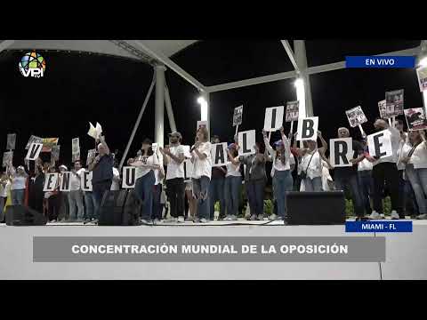 Sigue la Concentración de la oposición en Miami - En Vivo | 28Sep