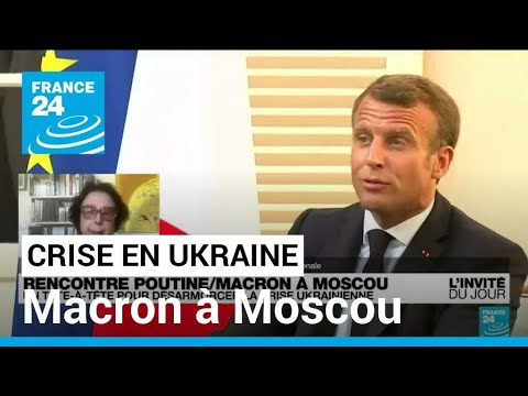 Macron à Moscou, une visite destinée à désamorcer la crise ukrainienne • FRANCE 24
