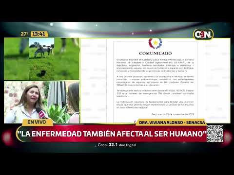 ¡Alerta regional por encefalomielitis!: En Paraguay aún no se detectaron casos