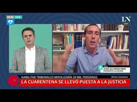 Hugo Alconada Mon: la justicia, en cuarentena eterna y lejos de volver