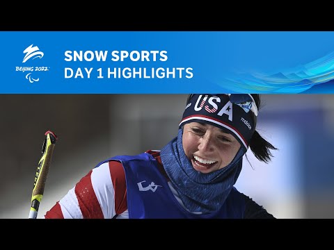 Athletics 🎽 The First Gold Has Been Awarded! | Beijing 2022 Day 1 Highlights | Snow Sports | Paralympic Games