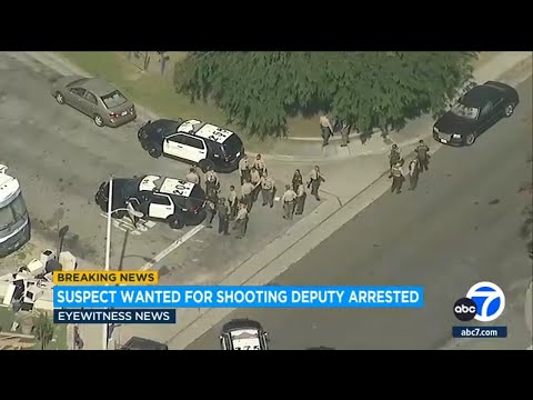 Suspect in shooting of deputy in West Covina caught after DUI arrest in San Diego County