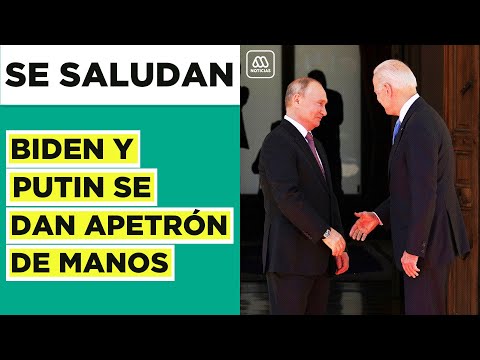 El apretón de manos entre Joe Biden y Vladimir Putin en Ginebra