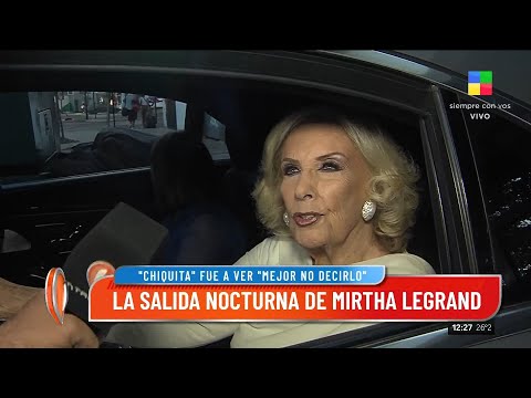 Mirtha Legrand habló de la denuncia a Gonzalo Valenzuela