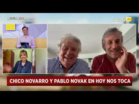 Chico Novarro y Pablo Novak presentan En el living de casa por streaming en Hoy Nos Toca