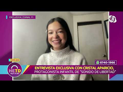 Entrevista exclusiva con Cristal Aparicio, protagonista infantil de Sonido de Libertad