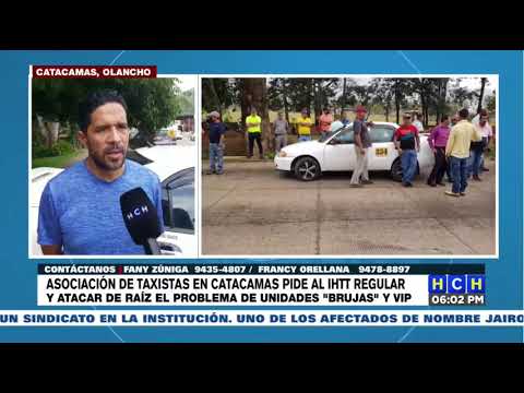 Taxistas de Olancho piden al IHTT ponerle un alto a los VIP