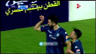 عمر خريبين يحتفل ” برش الملح ” في اول ظهور في الدوري المصري