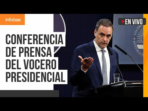 Conferencia de prensa del vocero presidencial, Manuel Adorni (20/09/2024)