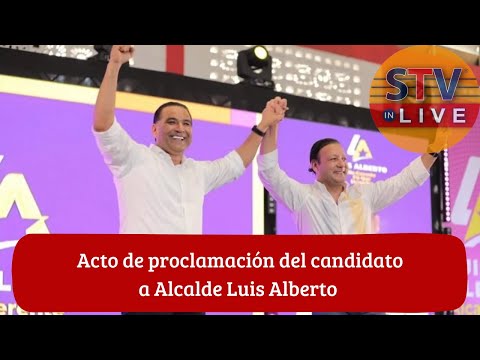 Acto de proclamación del candidato a Alcalde Luis Alberto | #PLD