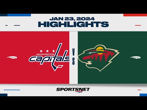 NHL Highlights | Capitals vs. Wild - January 23, 2024