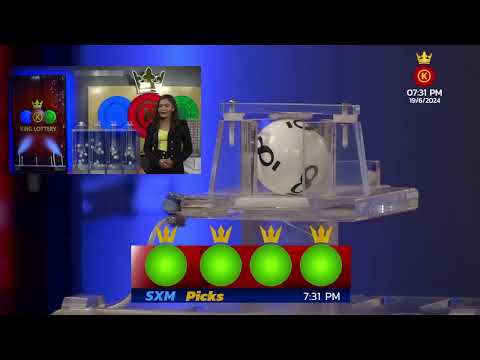 King Lottery SXM EN VIVO ? Resultados Miércoles 19 Junio 2024 - 07:30PM