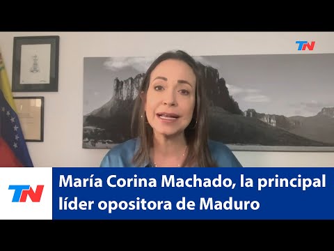 La principal líder opositora de Maduro en Venezuela, María Corina Machado, habló en exclusiva con TN