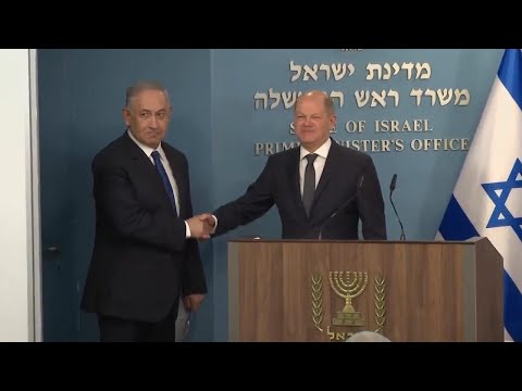 German Chancellor Scholz confirms Germany stands with Israel during joint briefing in Jerusalem