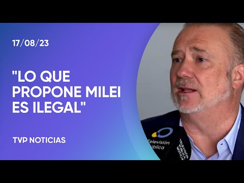 Cuestionan la legalidad de las propuestas de Javier Milei