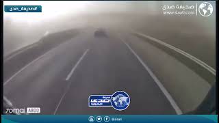 لحظة وفاة شبان في حادث سير