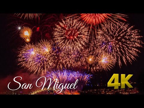 ¡Espectáculo de Fuegos Artificiales en 4K | 20 Minutos de Relajación con Sonido Real! #elsalvador