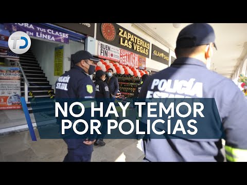 Ya no les tienen miedo CANACO sobre presencia policiaca en las calles