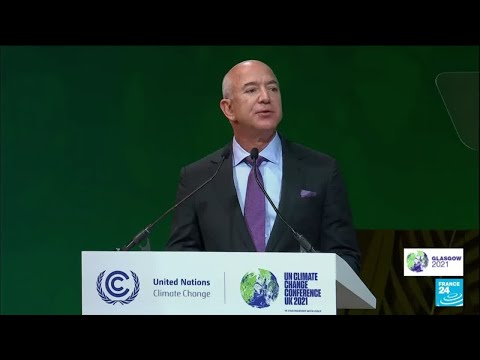 COP26 : Bill Gates, Jeff Bezos...les milliardaires s'engagent pour la planète • FRANCE 24