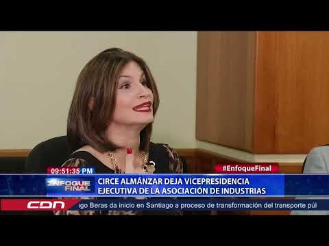 Circe Almánzar deja vicepresidencia ejecutiva de la asociación de industrias