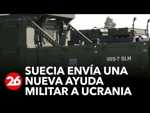 GUERRA RUSIA-UCRANIA | Nuevo paquete militar de Suecia a Ucrania