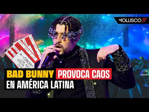 Concert de Bad Bunny provoca caos en America Latina ¿ Quieres boletos ? Te decimos como conseguirlas