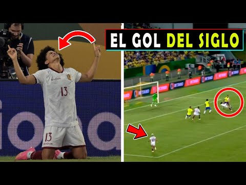 ASI REACCIONA PRENSA BRASILEÑA a GOL DE EDUARD BELLO BRASIL vs VENEZUELA 1-1