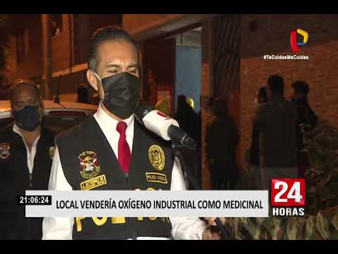 El Agustino: clausuran local que vendía oxígeno medicinal sin licencia