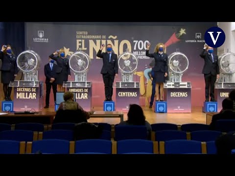 El 41665, primer premio de la Lotería del Niño 2022