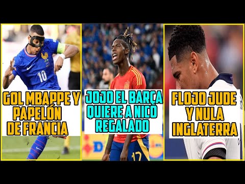 MBAPPE SALVA A FRANCIA DE UN PAPELÓN TOTAL Y BELLINGHAM JUEGA IGUAL DE MEDIOCRE QUE SU INGLATERRA