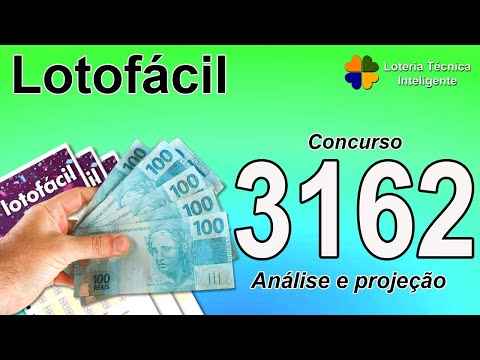 ANÁLISE E PROJEÇÃO PARA O CONCURSO 3162 DA LOTOFÁCIL