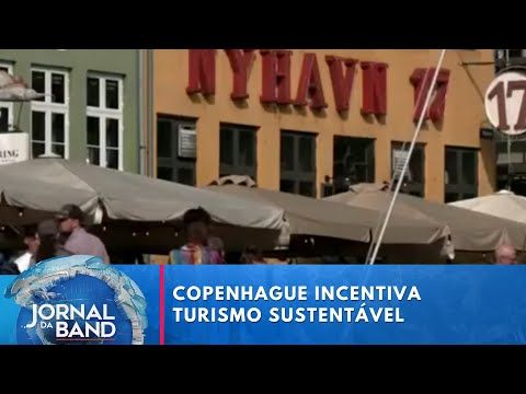 Copenhague incentiva turismo sustentável e dá sorvete e vinho | Jornal da Band