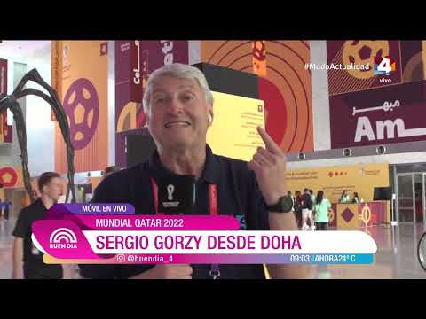 Buen Día - Mundial Qatar 2022: Sergio Gorzy desde Doha