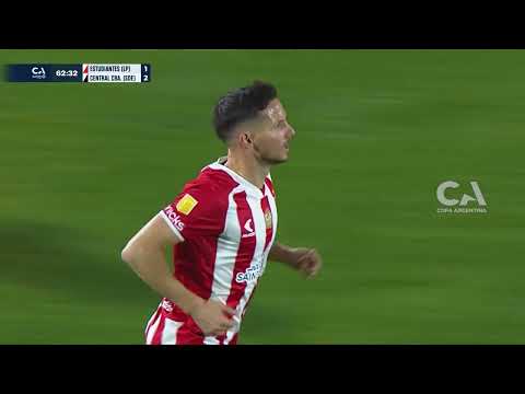 Gol de Pablo Piatti. Estudiantes (LP) 1 - Central Córdoba (SdE) 2. 16avos. Duodécima edición.