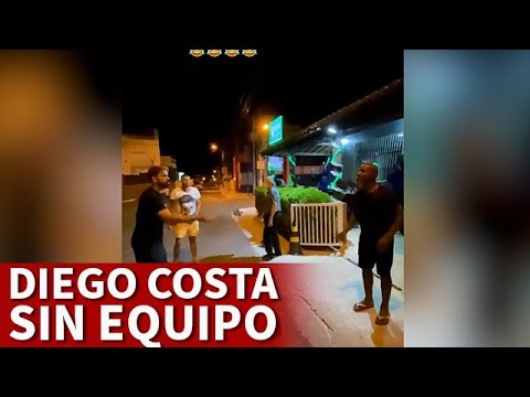 DIEGO COSTA | Sin equipo así se divierte en BRASIL | DIARIO AS