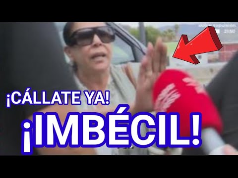 VÍDEO ISABEL PANTOJA LLAMA IMBÉClL A UNA REPORTERA Y LE DA UN MANOTAZO