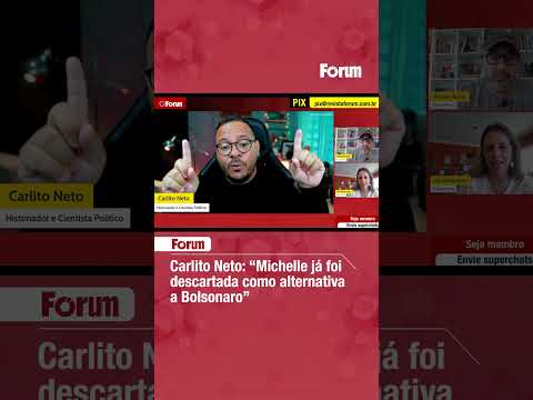 Carlito Neto “Michelle já foi descartada como alternativa a Bolsonaro”