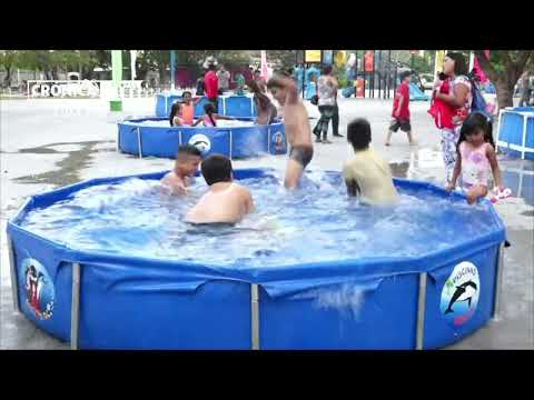 Área acuática y piscinas se activan en los parques de Estelí - Nicaragua