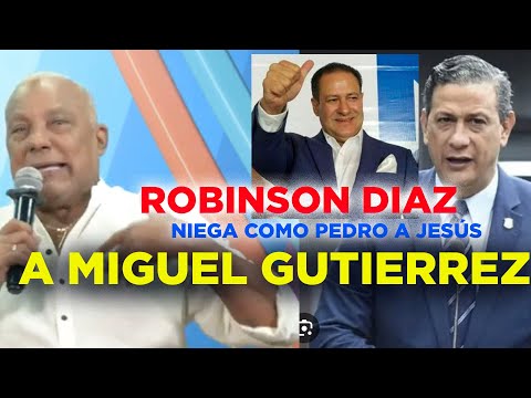 Robinson Díaz niega vínculos con narco