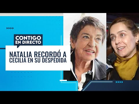 REFERENTE FEMINISTA: Natalia Valdebenito habló desde la despedida a Cecilia - Contigo en Directo