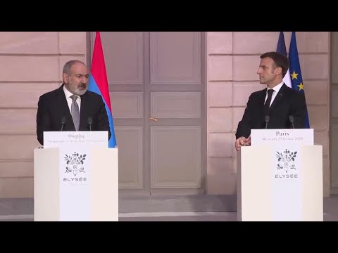 Armenian PM meets Macron, emphasizes importance of 'balance of powers' in the region