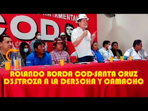 CENTRAL OBRERA DE SANTA CRUZ VAMOS INT3RPELAR GOBERNADOR FERNANDO CAMACHO..