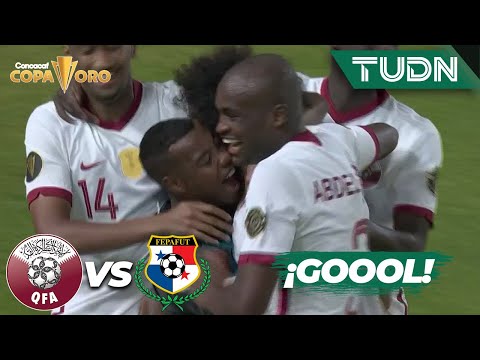 ¡Gol de Qatar! Gran cabezazo de Afif | Qatar 1-0 Panamá | Copa Oro 2021 | Grupo D | TUDN