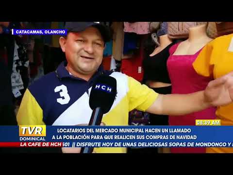 Locatarios del Mercado Municipal de Catacamas hacen un llamado a la población