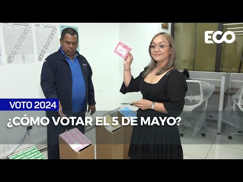 Tribunal Electoral explica proceso de votación para elección del 5 de mayo | #voto24